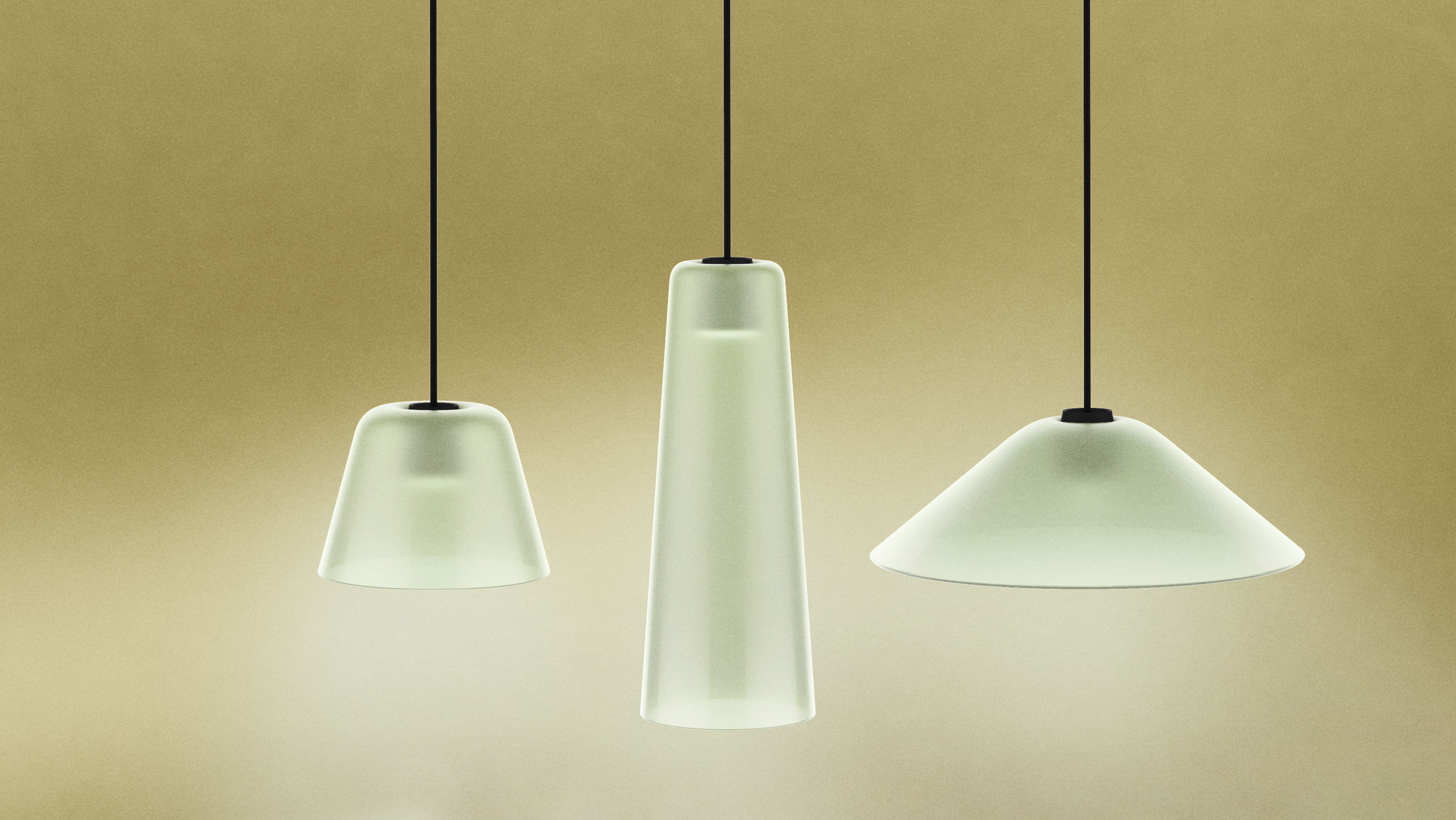Typologie | Luminaire artisanal en série - Lamp trio